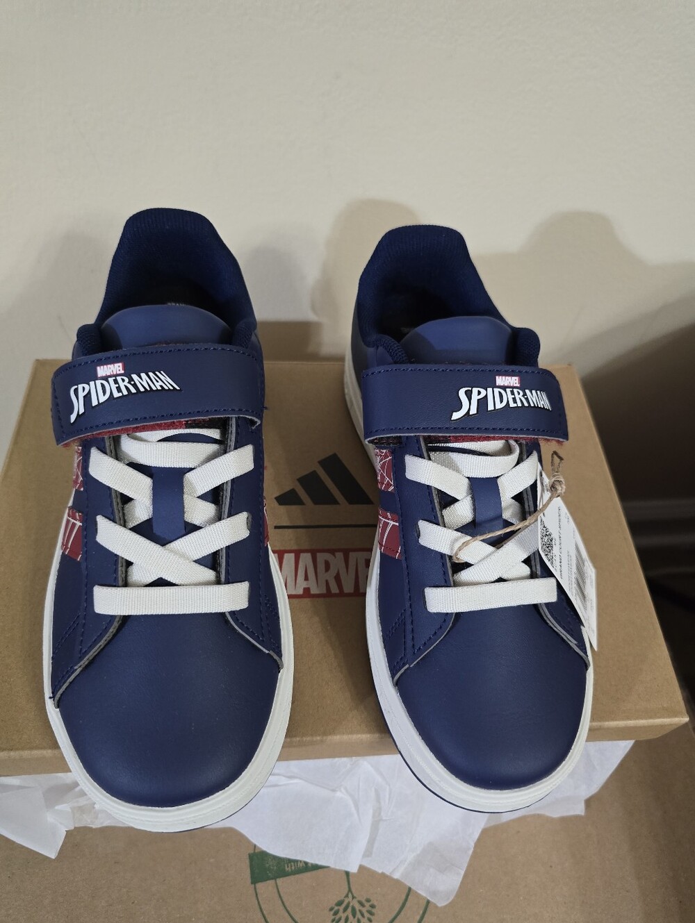 Adidas Kids Navy Blue Spiderman Sneakers